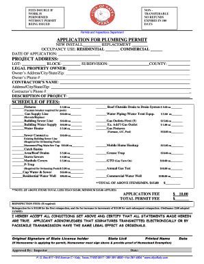 city of katy plumbing permit.